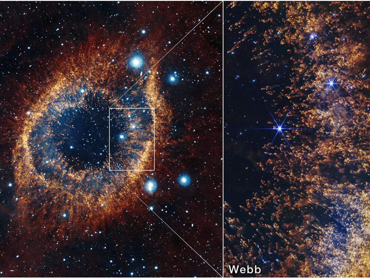 Webb peers deep inside the Eye of God, spotting core of a dead star