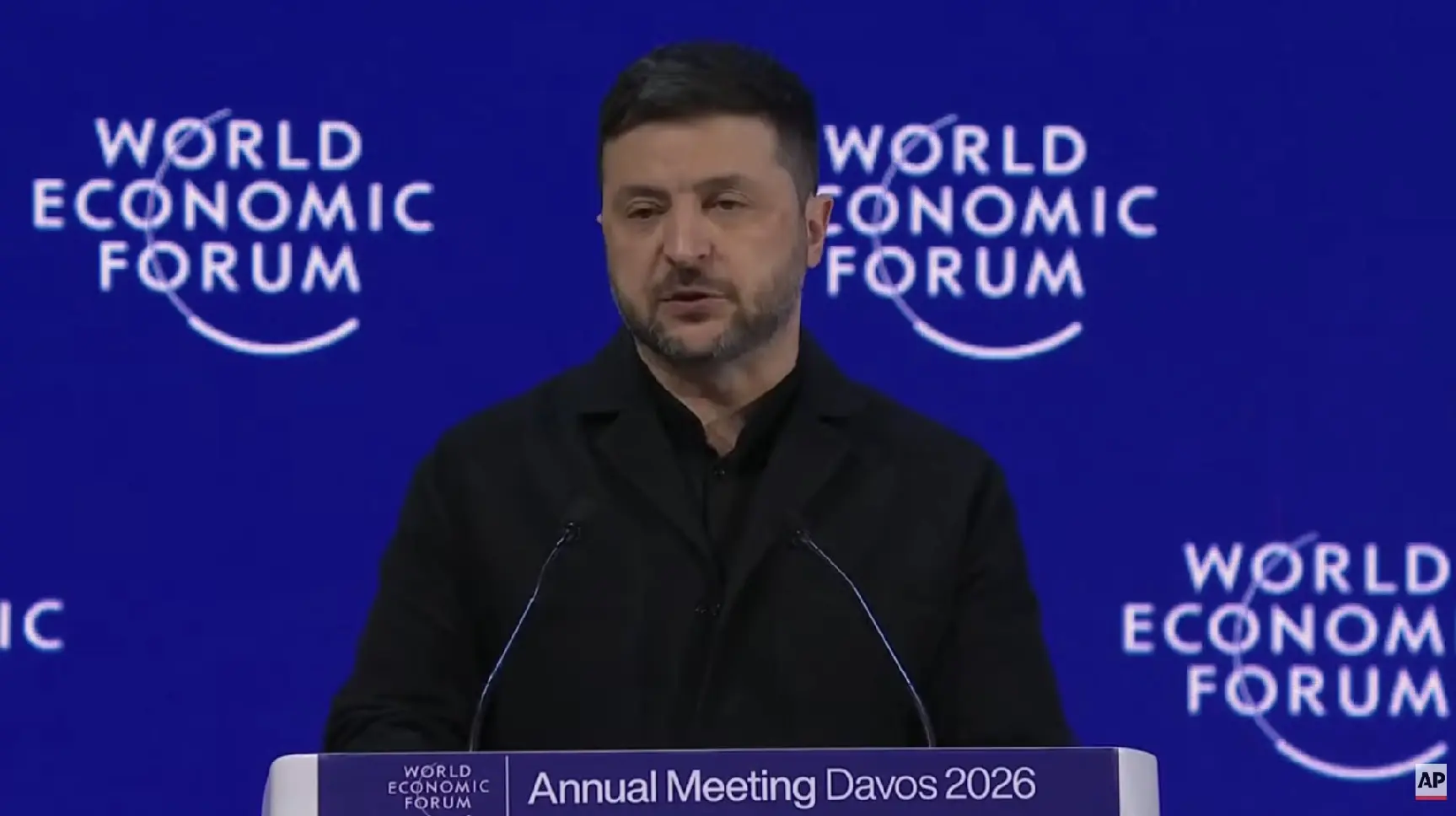 ‘Europe needs to protect itself, take action to become global force,’ says Zelensky at Davos