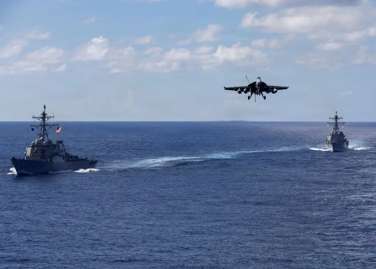 Iranian vessels appear near UAE waters as US carriers heads to Persian Gulf