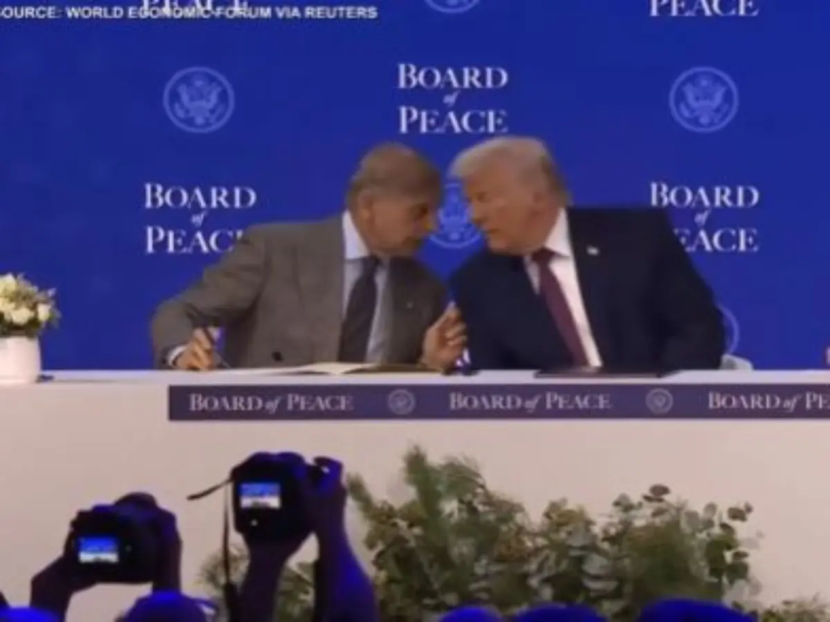 WATCH: Trump acknowledges Munir's presence as Sharif points towards Pakistan army chief at Davos event WATCH: Trump acknowledges Munir's presence as Sharif points towards Pakistan army chief at Davos event