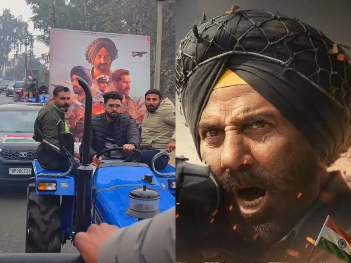 Border 2 craze peaks! Fans arrive on tractors to watch Sunny Deol; video goes viral Border 2 craze peaks! Fans arrive on tractors to watch Sunny Deol; video goes viral