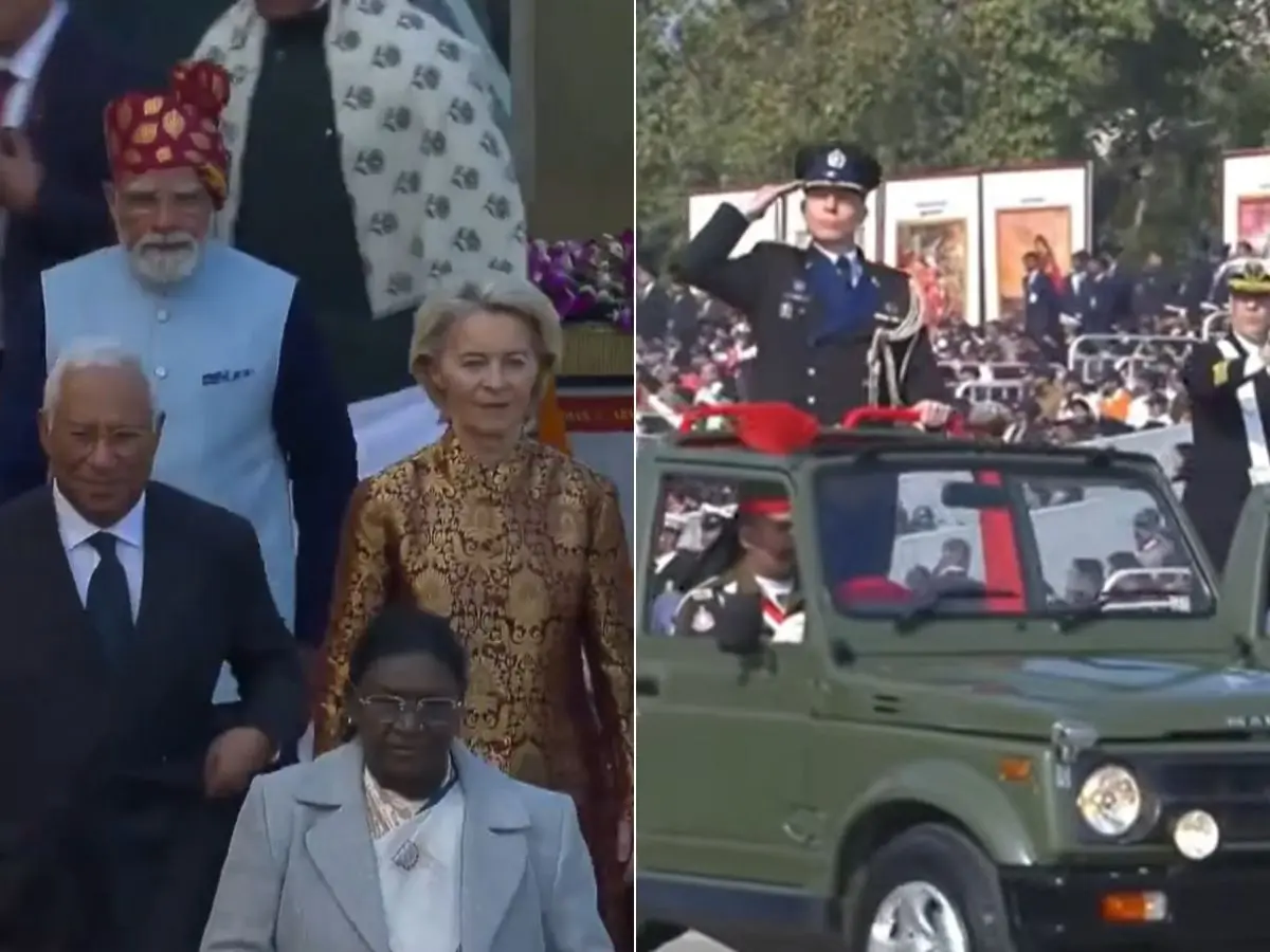 Republic Day 2026: European Union Contingent joins grand parade in rare moment – WATCH Republic Day 2026: European Union Contingent joins grand parade in rare moment – WATCH