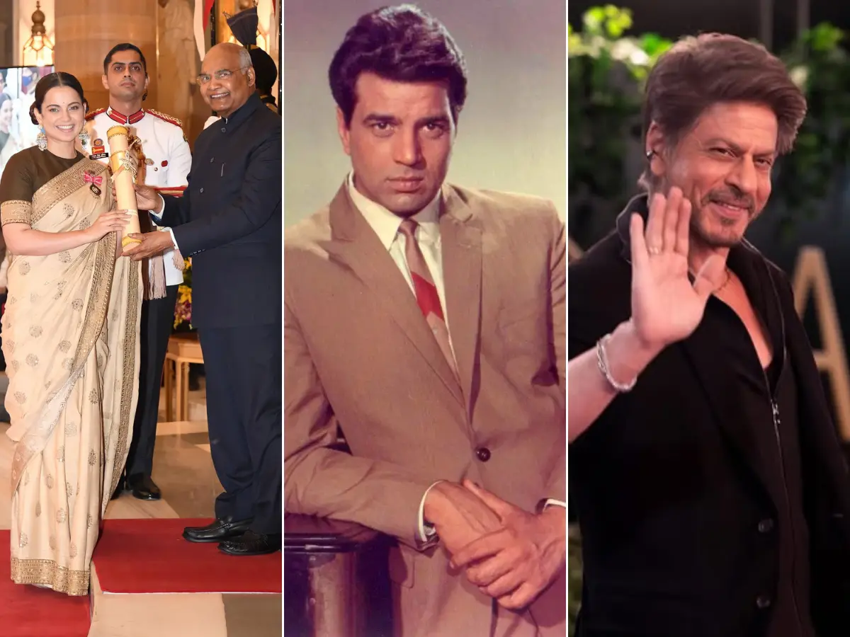 Dharmendra, Shah Rukh Khan, Kangana Ranaut: Iconic Bollywood stars who have been awarded the Padma Awards