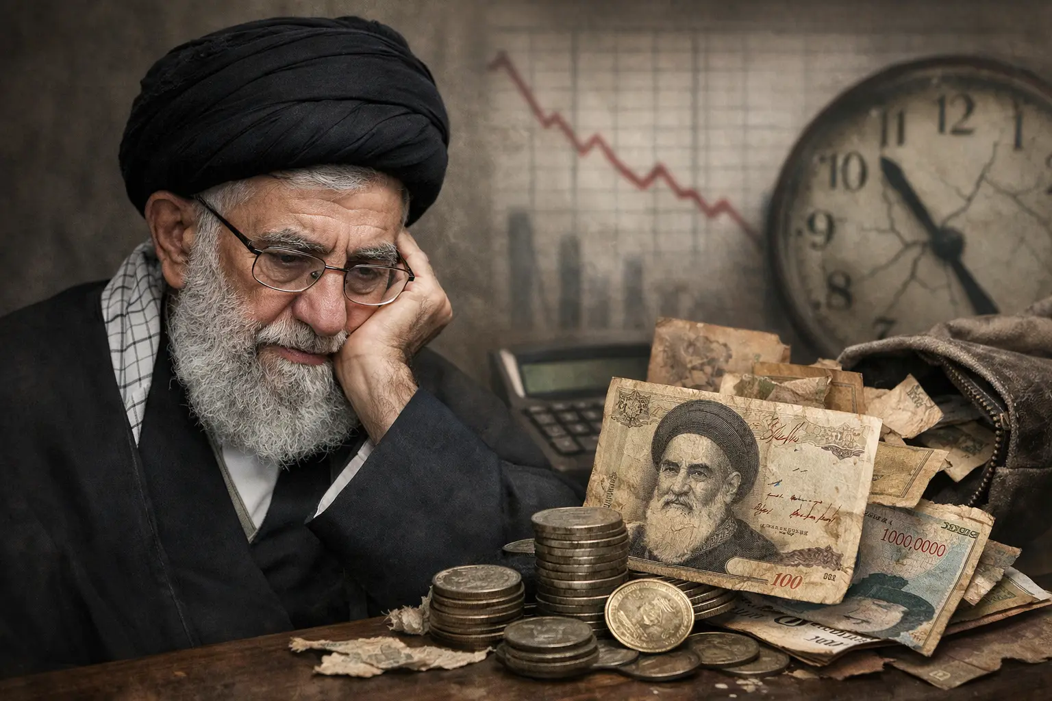 Why has Iran’s rial lost about 20,000× of its value since 1979?