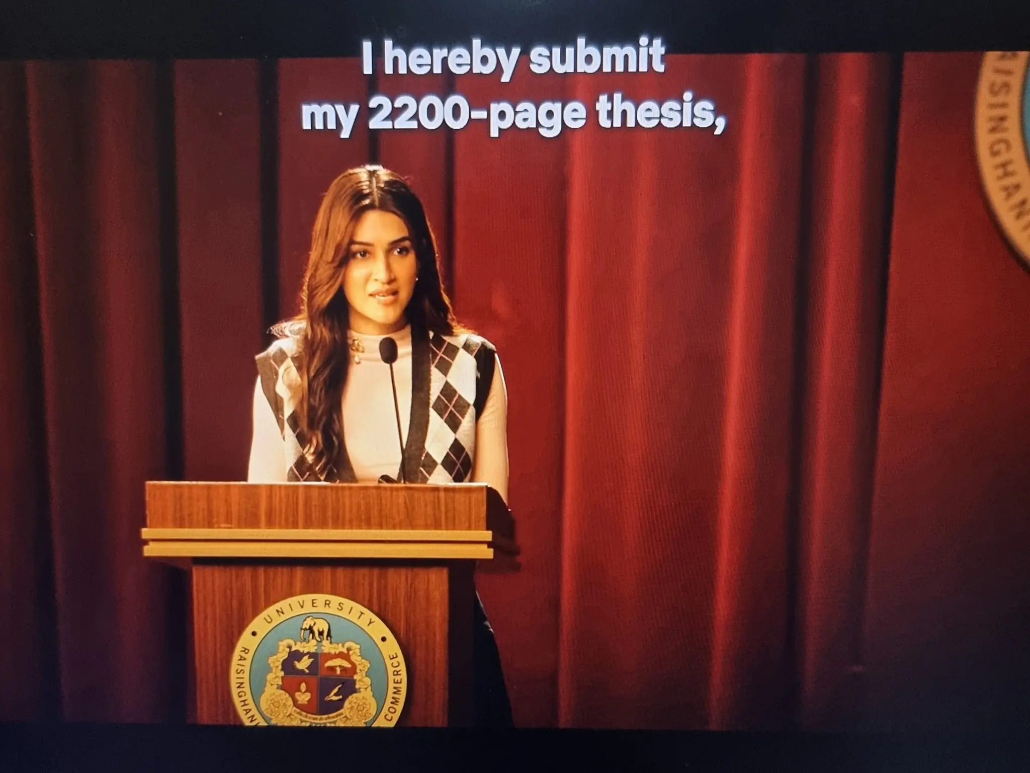 2,200 pages for a PhD? Scholars call out the unrealistic thesis scene in Tere Ishk Mein, questions accuracy 2,200 pages for a PhD? Scholars call out the unrealistic thesis scene in Tere Ishk Mein, questions accuracy