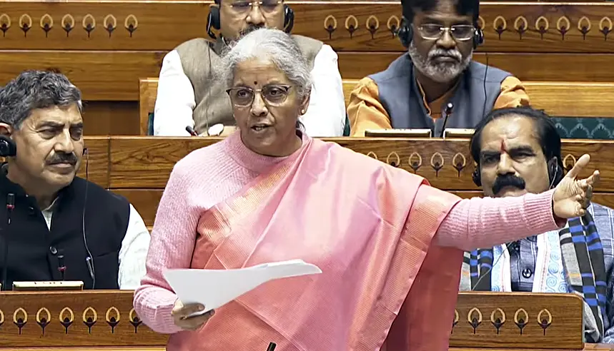 Nirmala Sitharaman tables Economic Survey 2025-26 in Parliament ahead of Union Budget on Feb 1