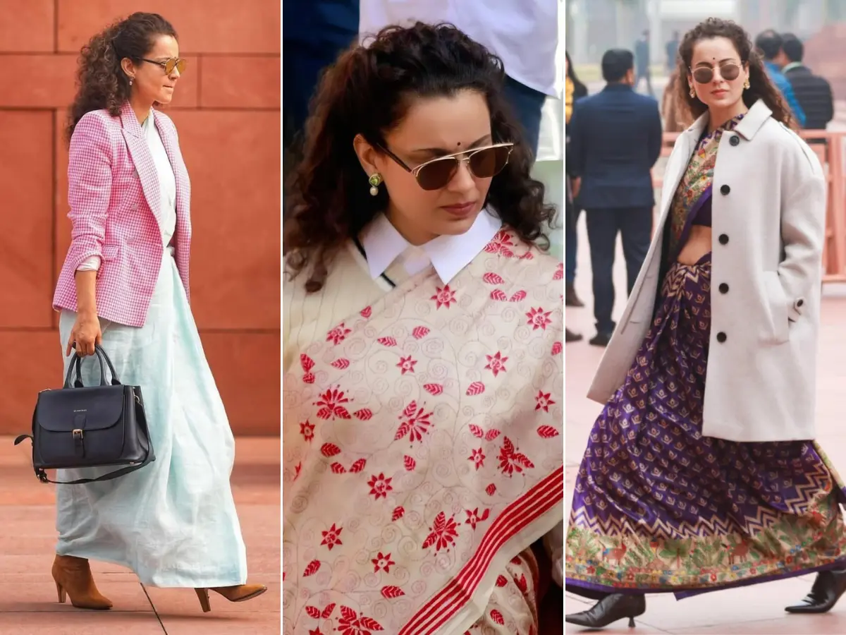 Kangana Ranaut’s parliament saree game is unmissable: 5 looks you can recreate