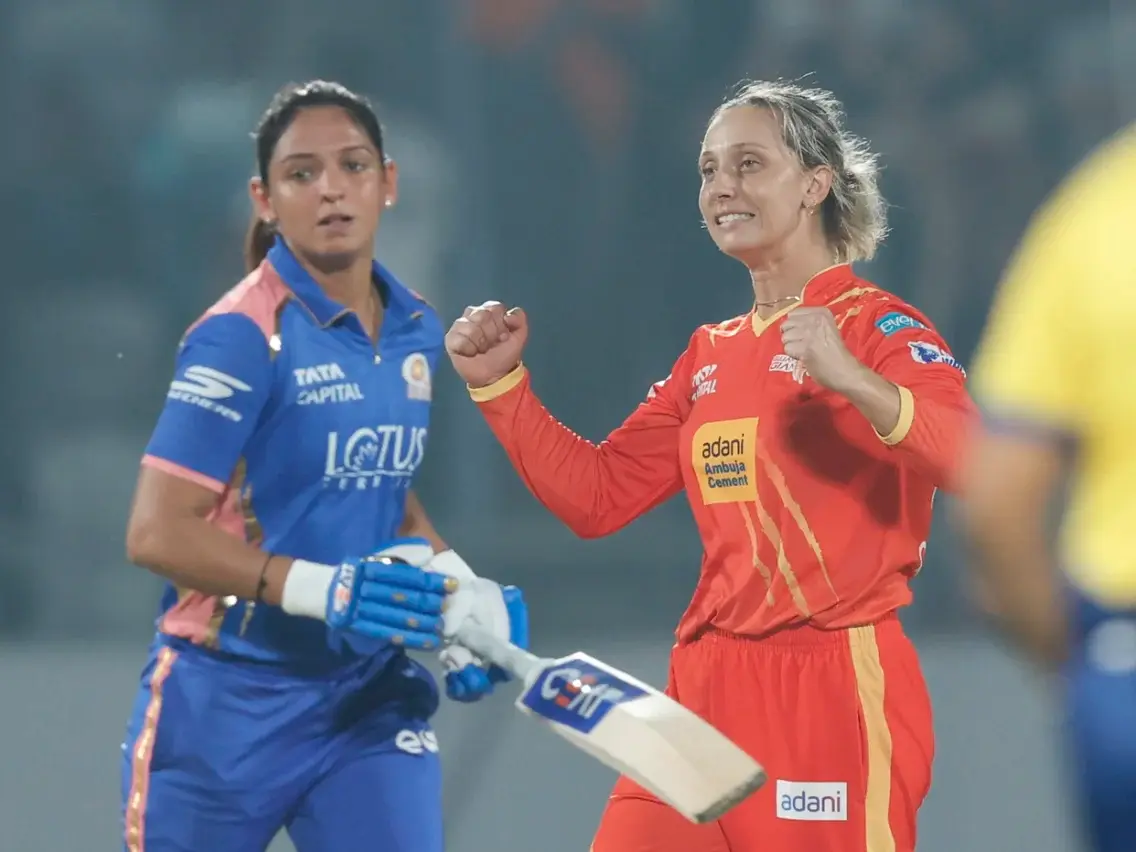 WPL 2026 | Gujarat's maiden win over Mumbai puts them in eliminator