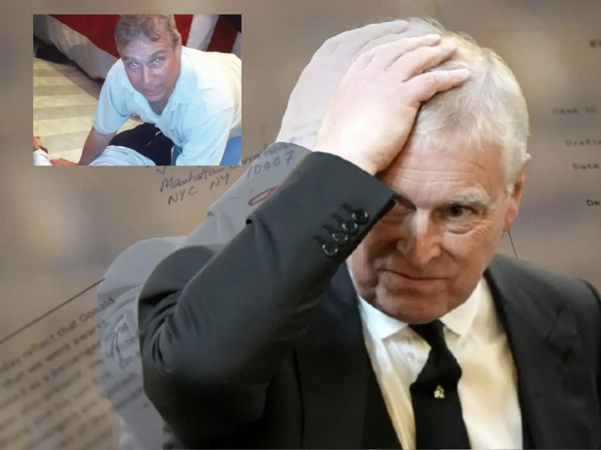 'All over woman on the floor': Shocking photos of former Prince Andrew reignite fury as pressure to testify mounts!