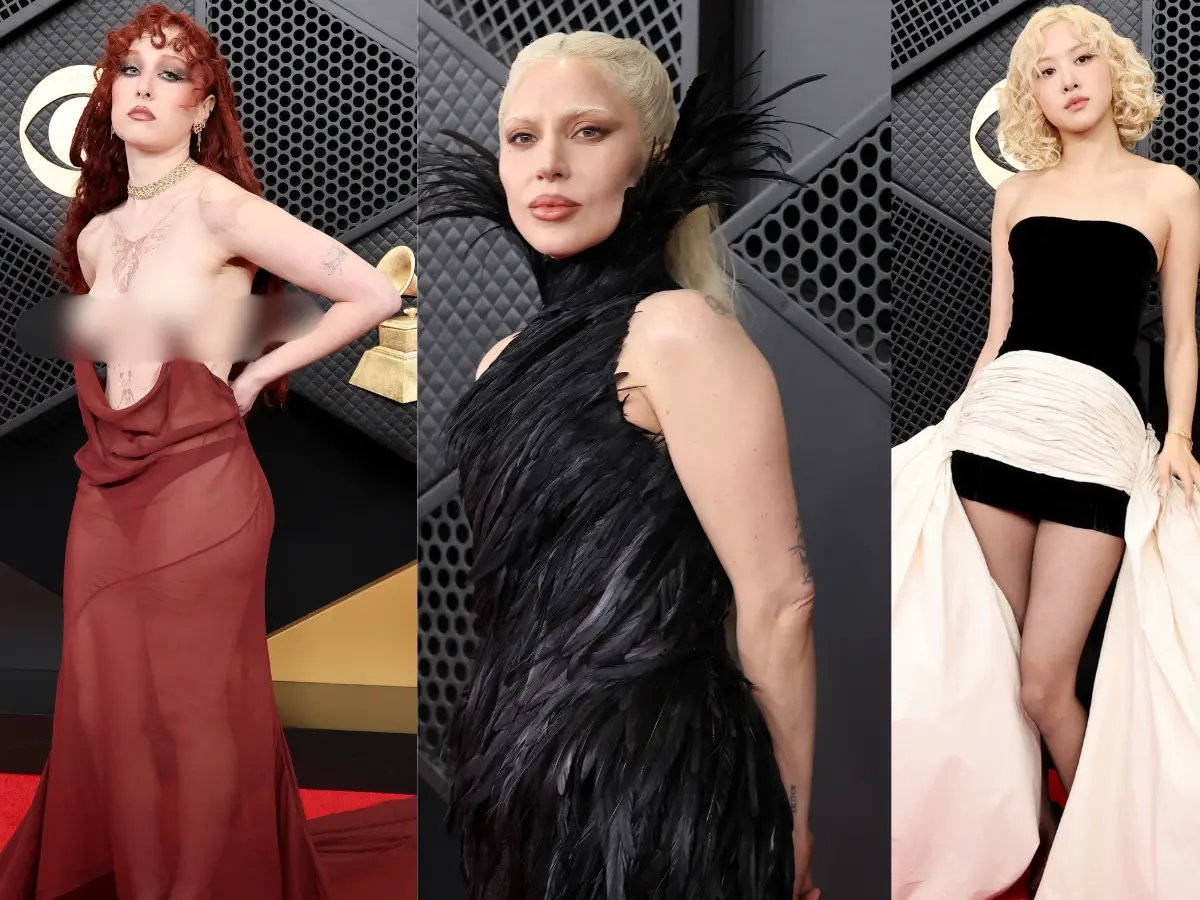 Diamonds, drama and bare breasts: Grammys 2026 best red-carpet moments