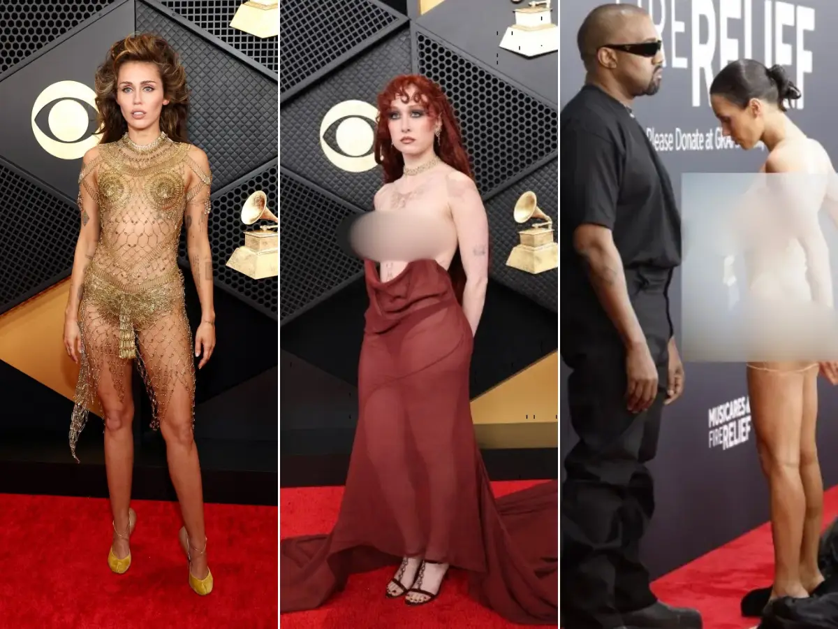 From JLo to Chappell Roan; the most scandalous 'Naked Dress' moments in Grammy history