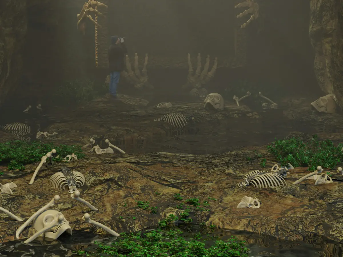 Couple found 80 human skeletons under a church. They are now living with them in their home