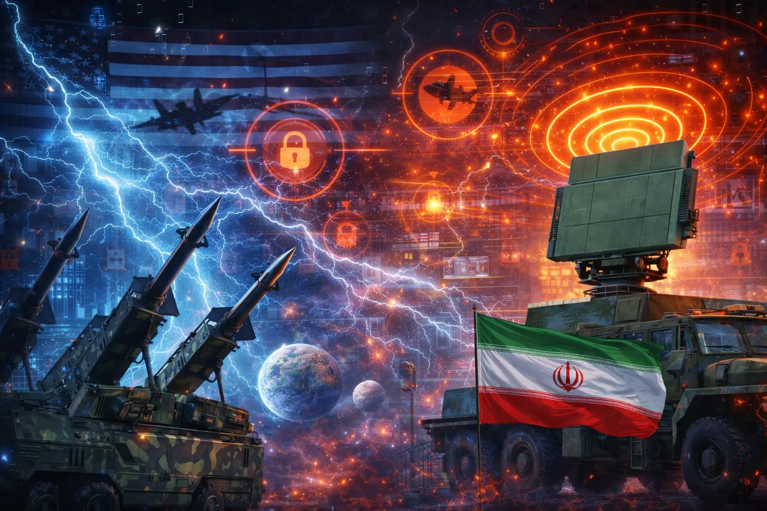 How is the US using AI-integrated weapons to blind Iranian radars?