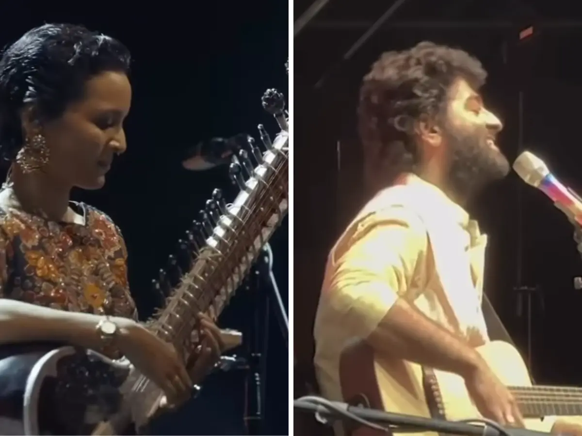 Arijit Singh performs for the first time since retirement announcement along with Anoushka Shankar | Watch
