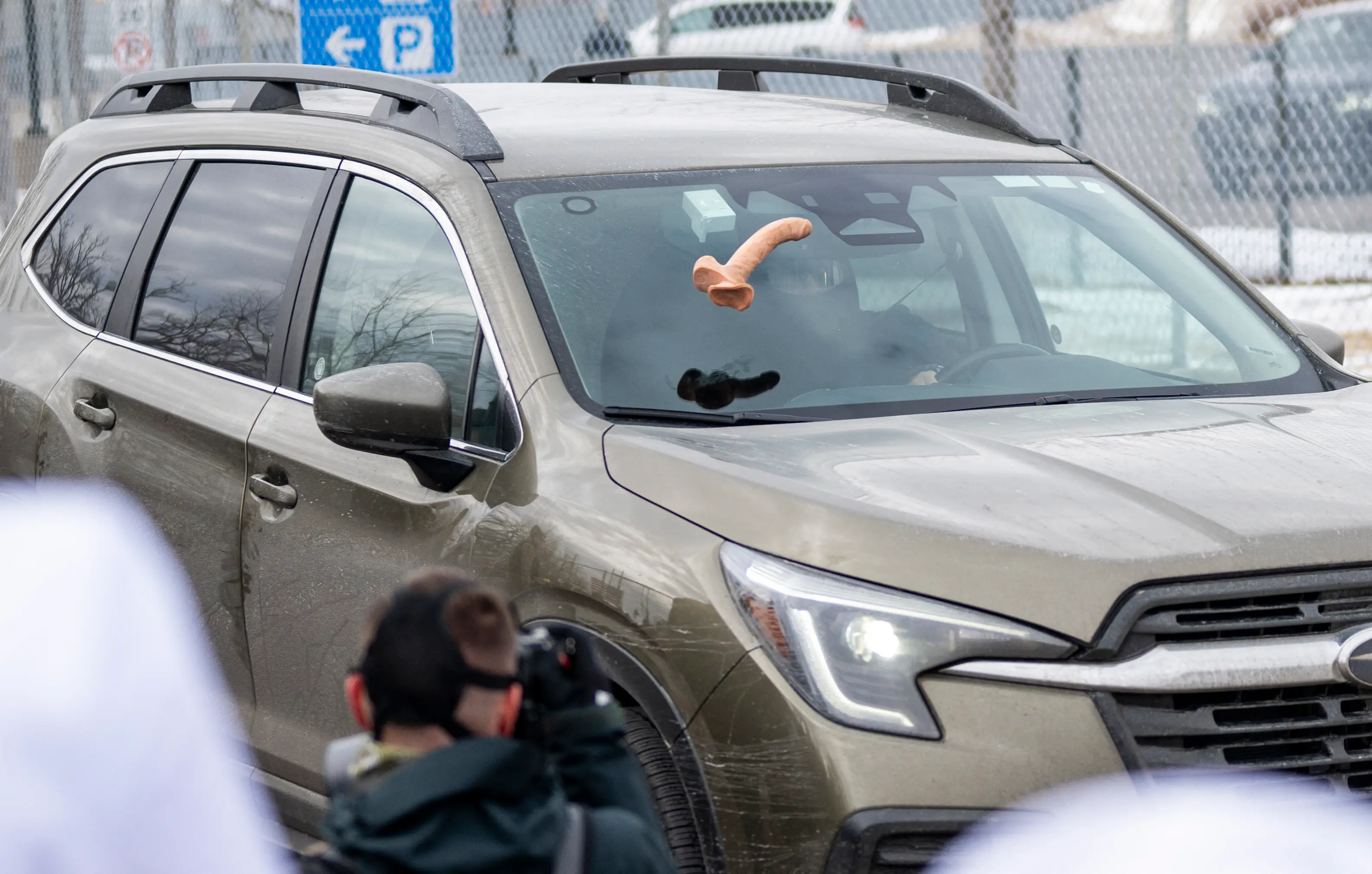 Vehicles damaged