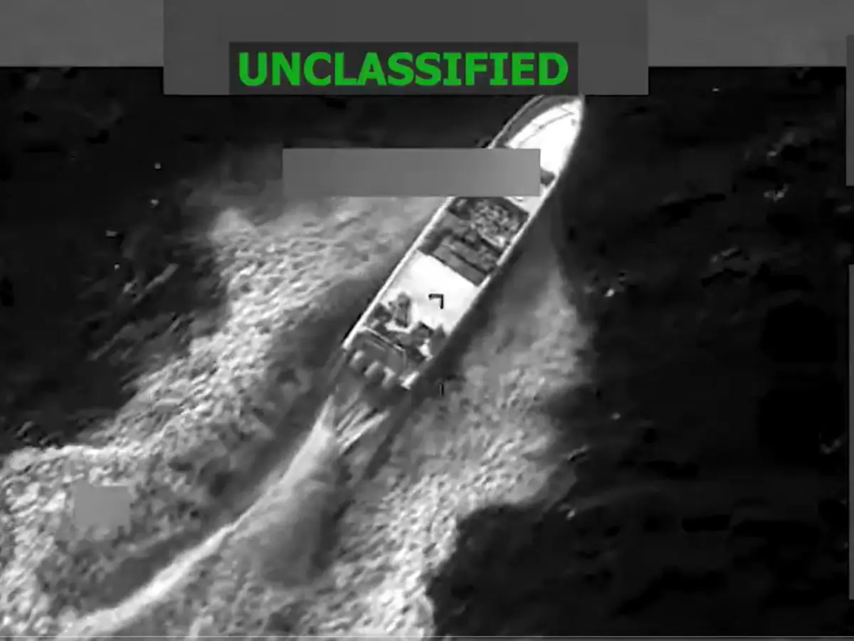 US military strike on alleged drug boat in Eastern Pacific kills two