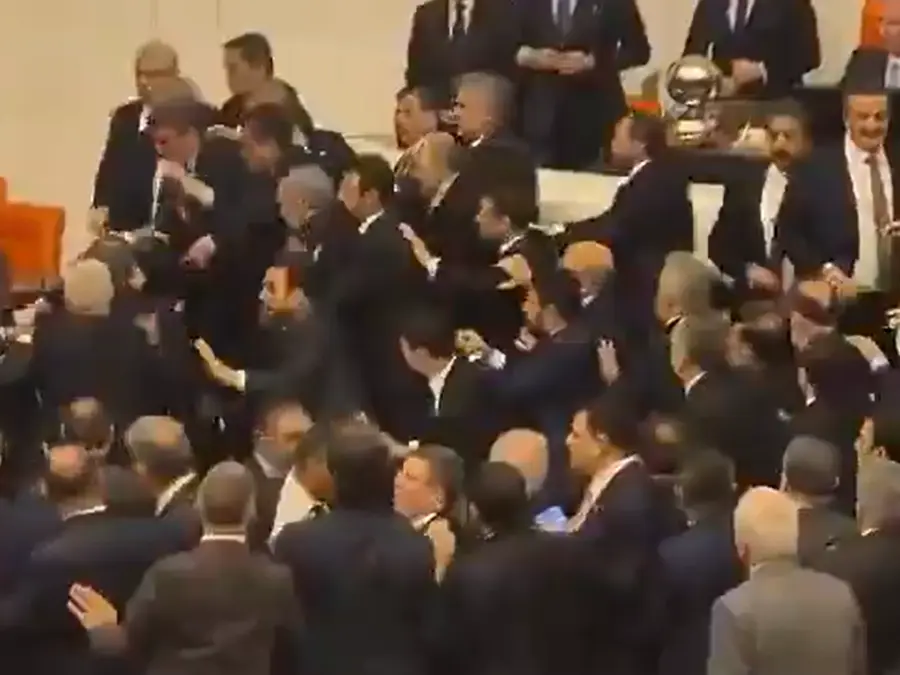 WATCH | Brawl breaks out in Turkish Parliament over Erdogan’s justice minister pick