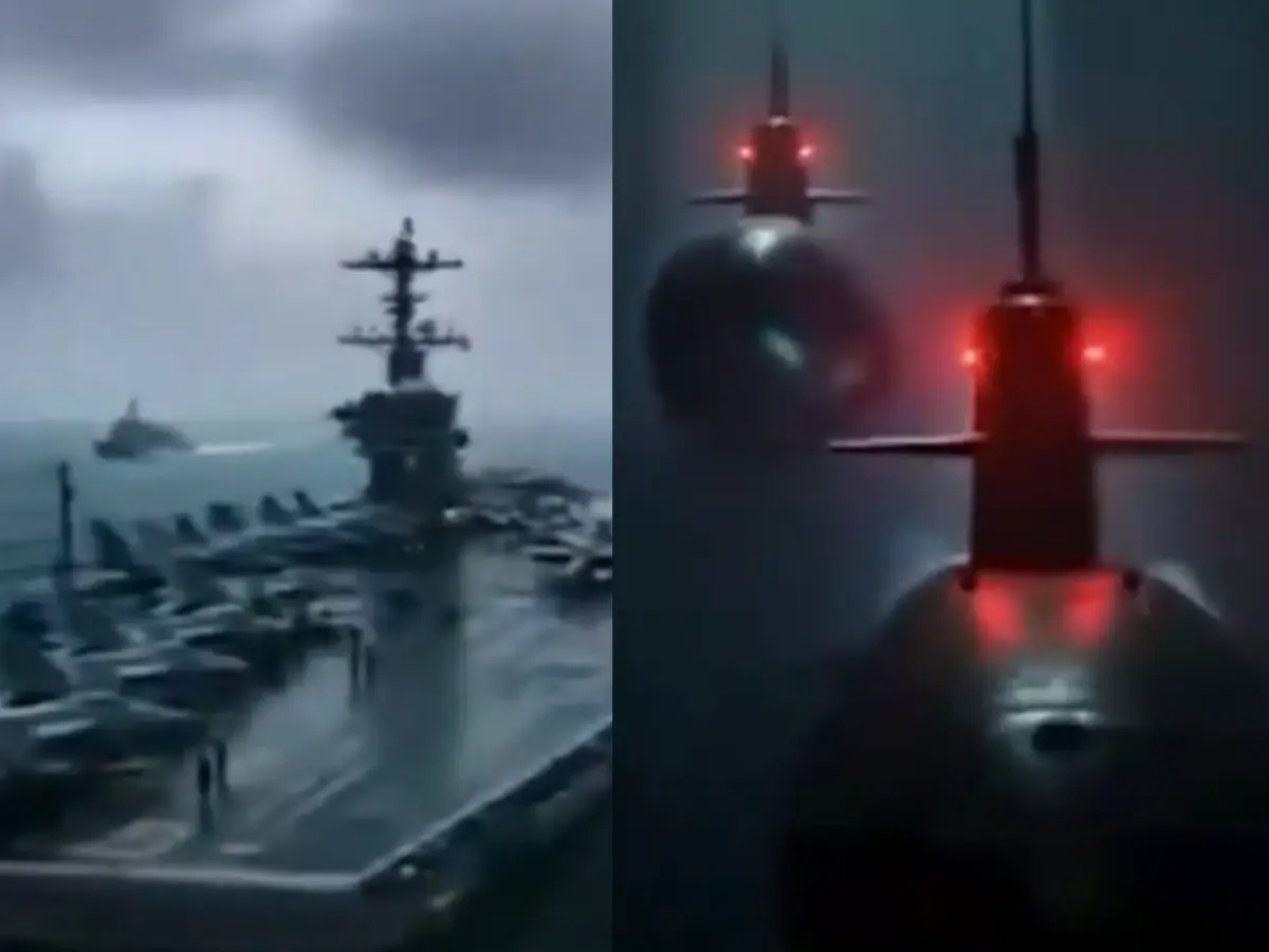 Chilling Iran propaganda video shows attack on USS Abraham Lincoln Chilling Iran propaganda video shows attack on USS Abraham Lincoln