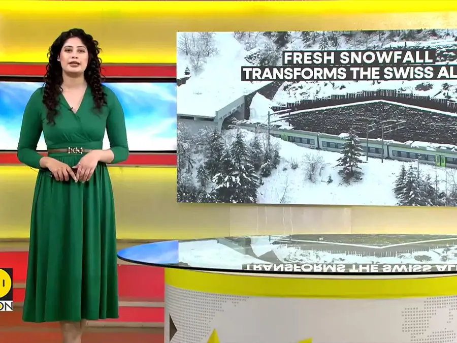 Switzerland: Fresh Snowfall Transforms the Swiss Alps 