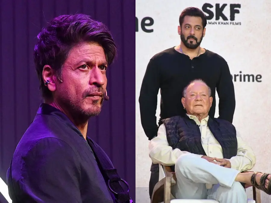 Shah Rukh Khan pays a visit to Salman Khan's father Salim Khan amid recovery | Watch