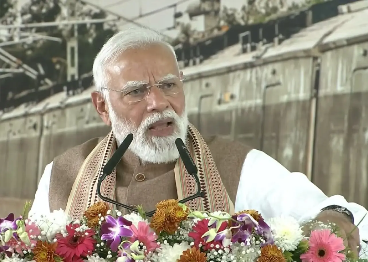 ‘Used global event for dirty, naked politics’: PM tears into Congress for shirtless protest at AI Summit