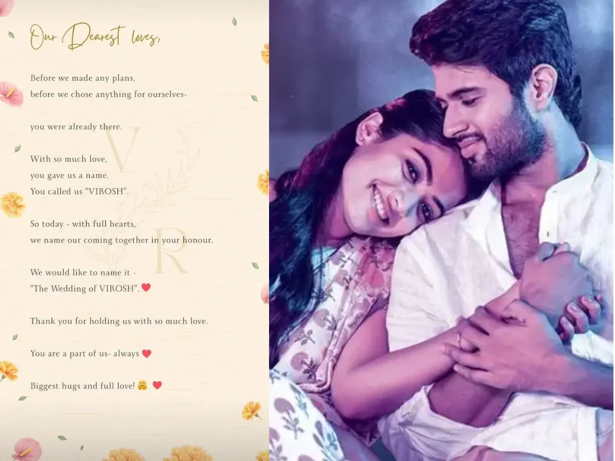The wedding of VIROSH! Vijay Deverakonda, Rashmika Mandanna make relationship official The wedding of VIROSH! Vijay Deverakonda, Rashmika Mandanna make relationship official