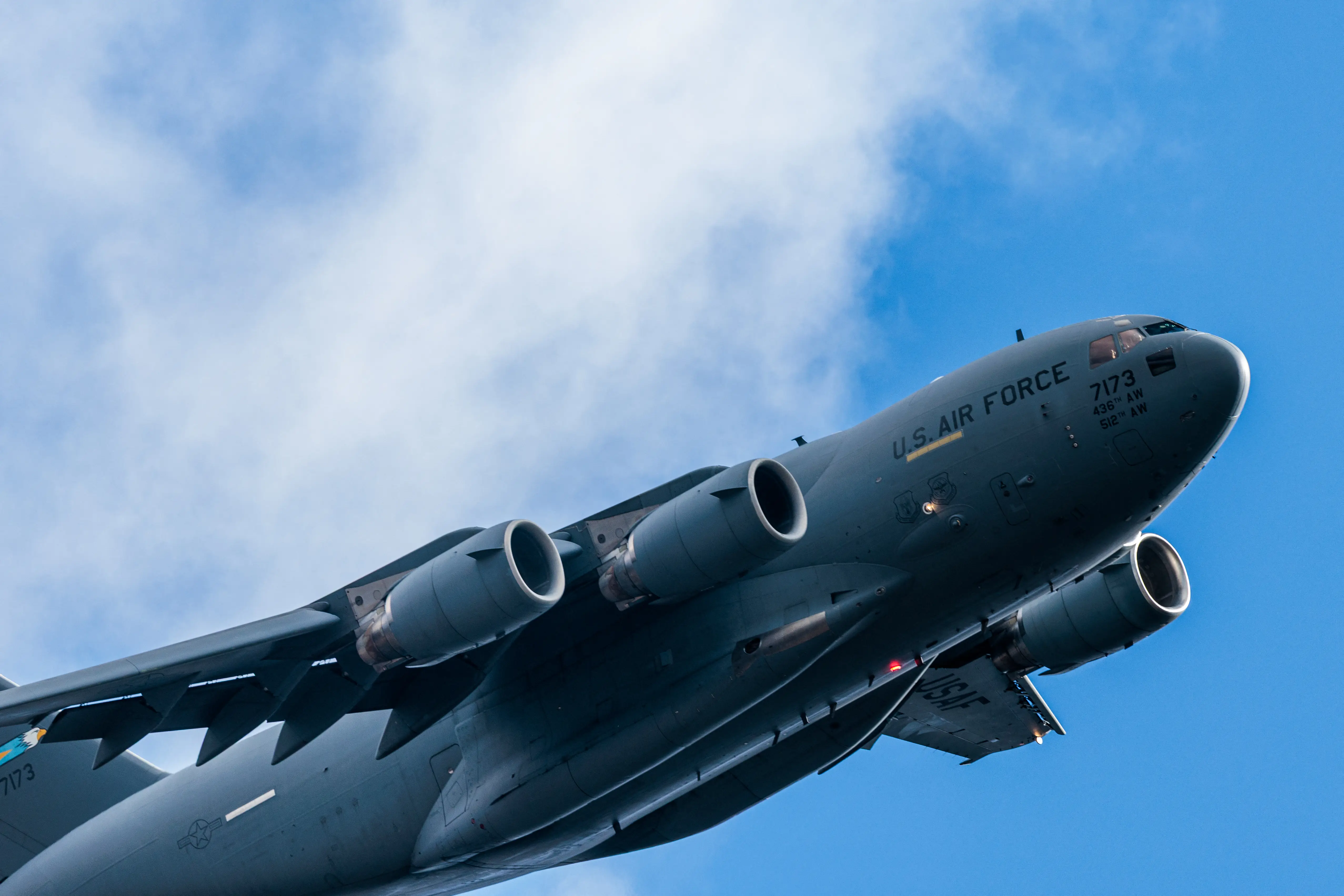 C‑17 Globemaster III en route West Asia