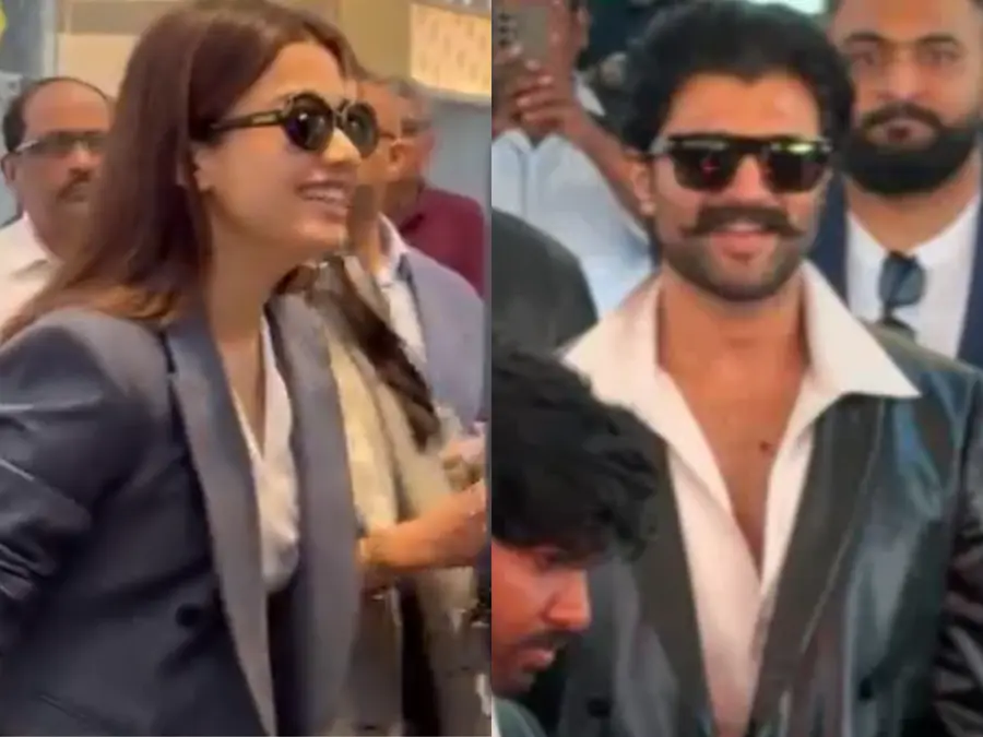 Rashmika Mandanna, Vijay Deverakonda arrive in Udaipur, pre-wedding festivities to begin tomorrow