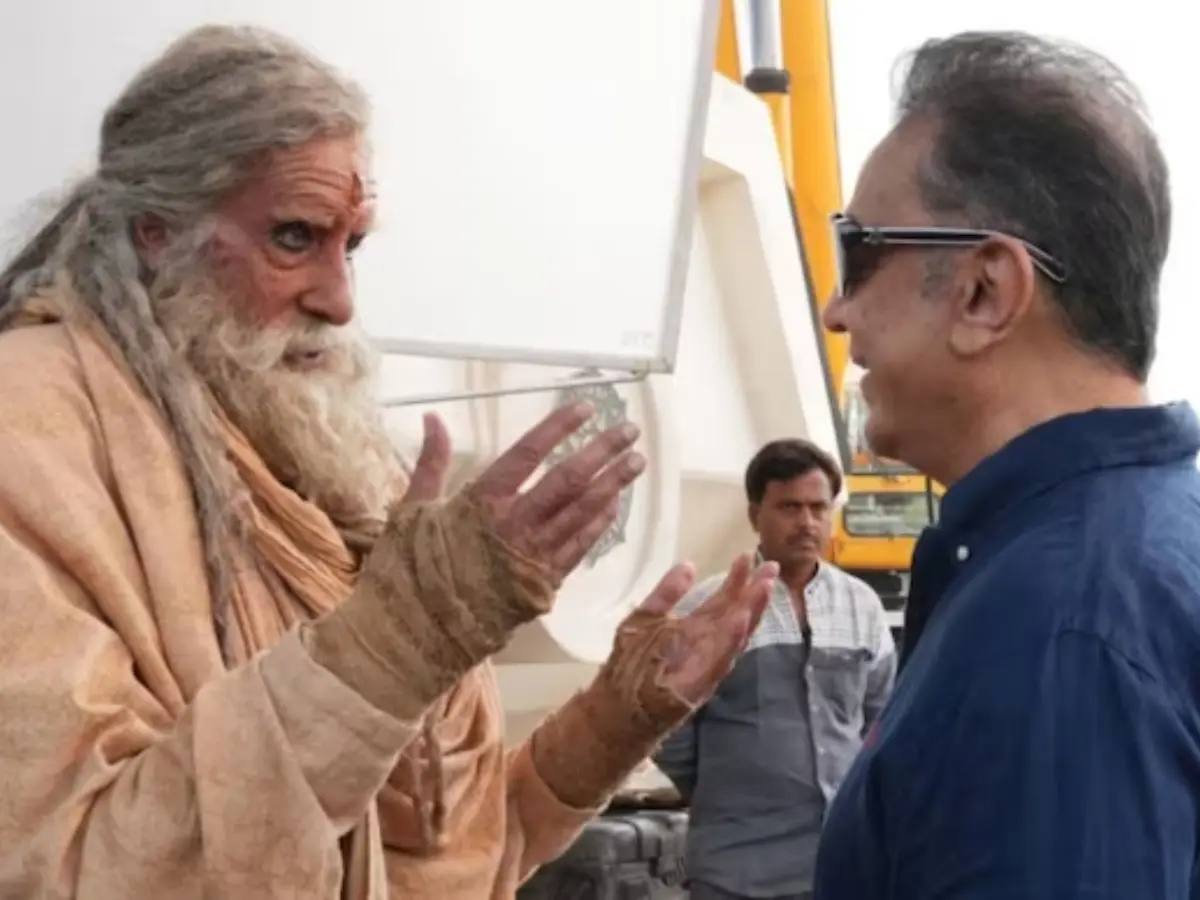 Kalki 2 shoot begins: Amitabh Bachchan shares BTS photos with Kamal Haasan Kalki 2 shoot begins: Amitabh Bachchan shares BTS photos with Kamal Haasan