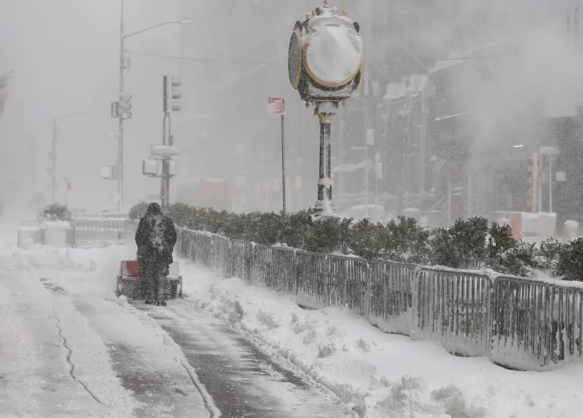 Record-breaking snow buries the Northeast