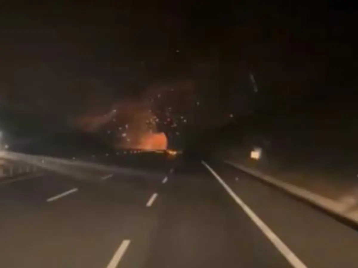 Turkish F-16 fighter jet crashes during training flight, video surfaces