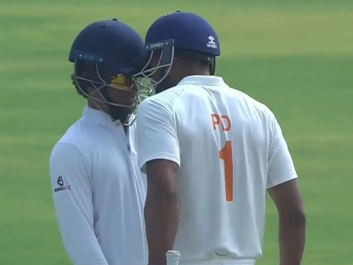 Ranji Trophy final: Paras Dogra fined 50% match fee for headbutting Karnataka fielder - WATCH