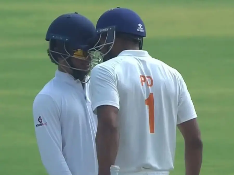 Ranji Trophy final: Paras Dogra fined 50% match fee for headbutting Karnataka fielder - WATCH