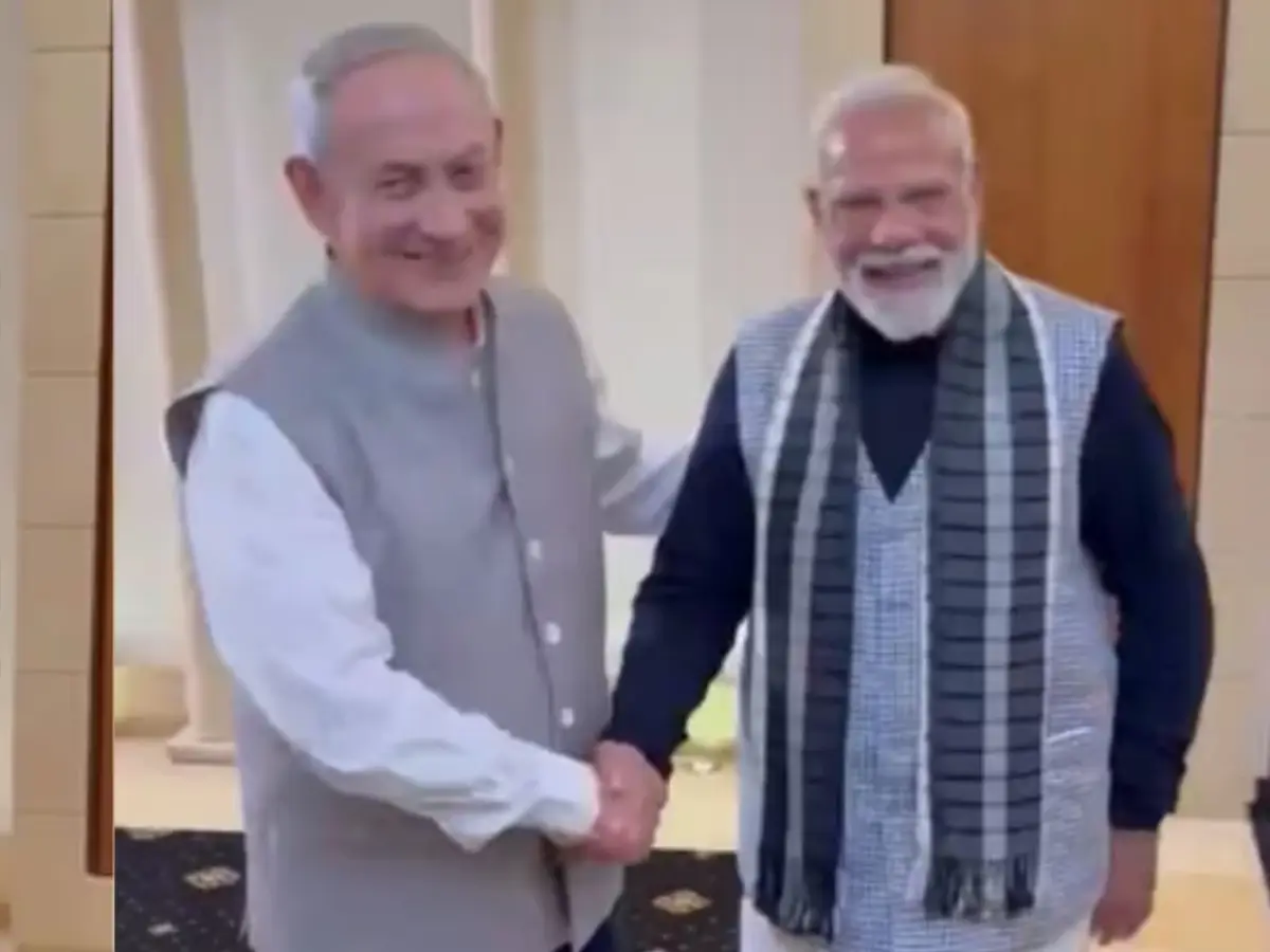 'I surprised my friend...': Israel's Netanyahu wears 'Modi jacket' for joint dinner with Indian PM - WATCH 'I surprised my friend...': Israel's Netanyahu wears 'Modi jacket' for joint dinner with Indian PM - WATCH