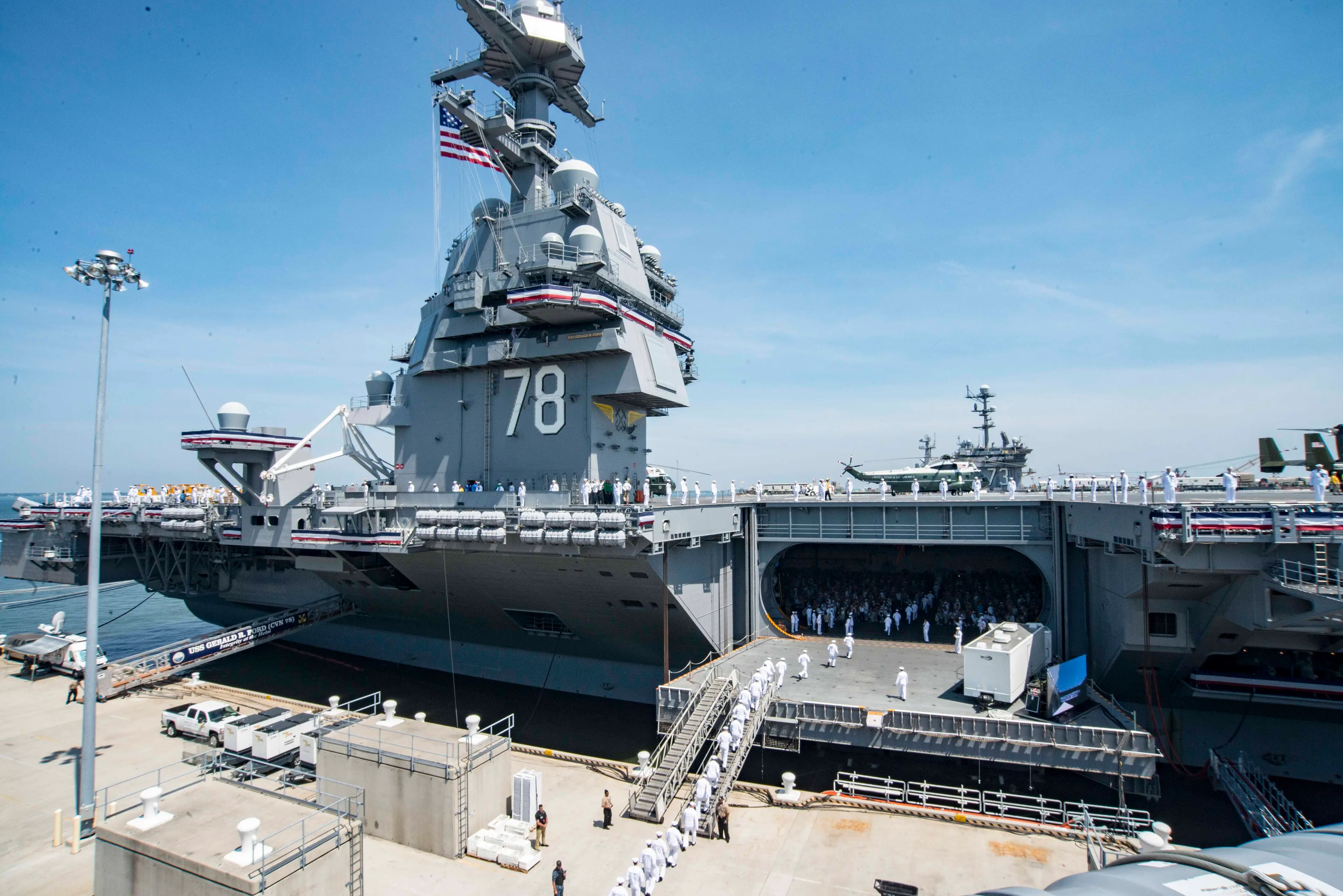 9,000 sailors and marines
