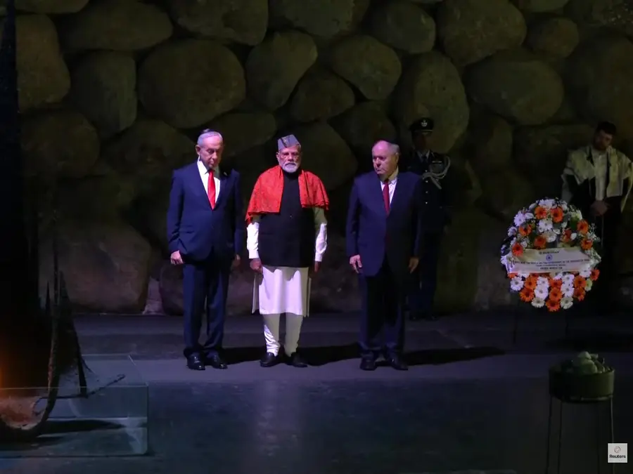 PM Modi, Netanyahu visit Jerusalem memorial Yad Vashem; pay tribute to holocaust victims