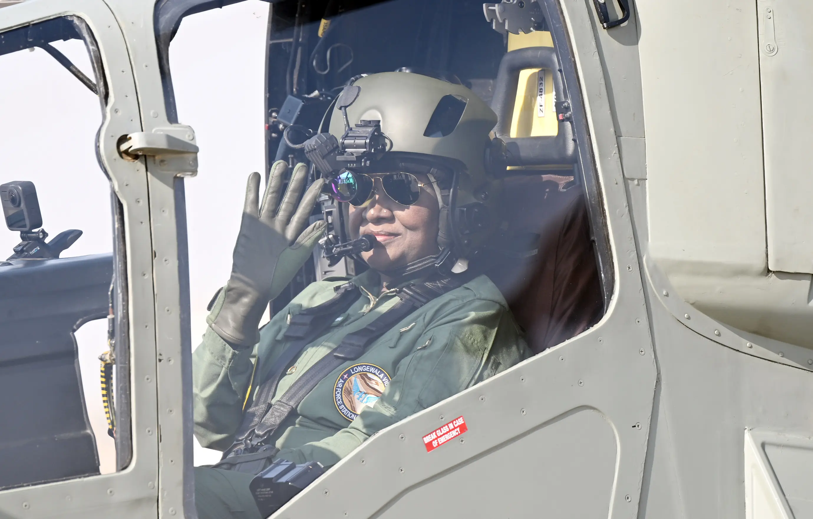 President Murmu takes sortie in LCH 'Prachand' as IAF showcases might at Vayushakti-26
