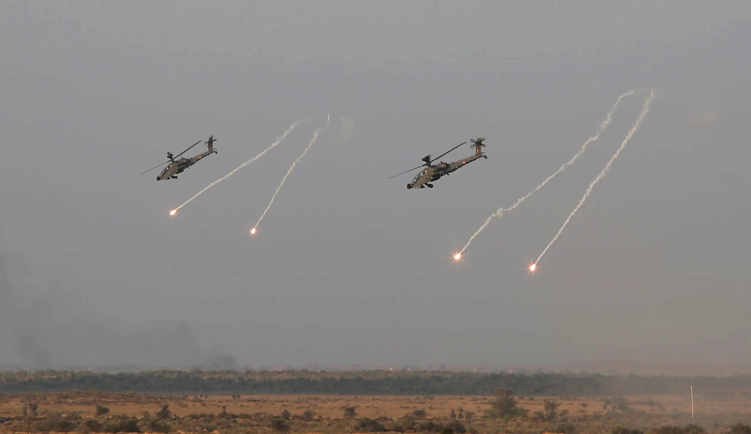 Precision strikes and helicopter drills
