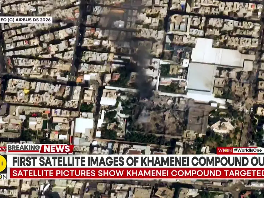 Israel Attacks Iran: First Satellite Images of Khamenei Compound After Strike