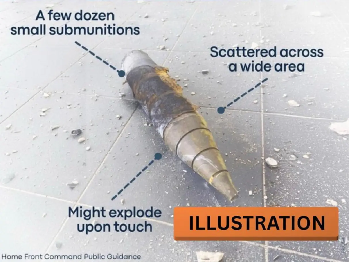 Iran fired missile with cluster munitions at civilian area in Israel, alleges IDF
