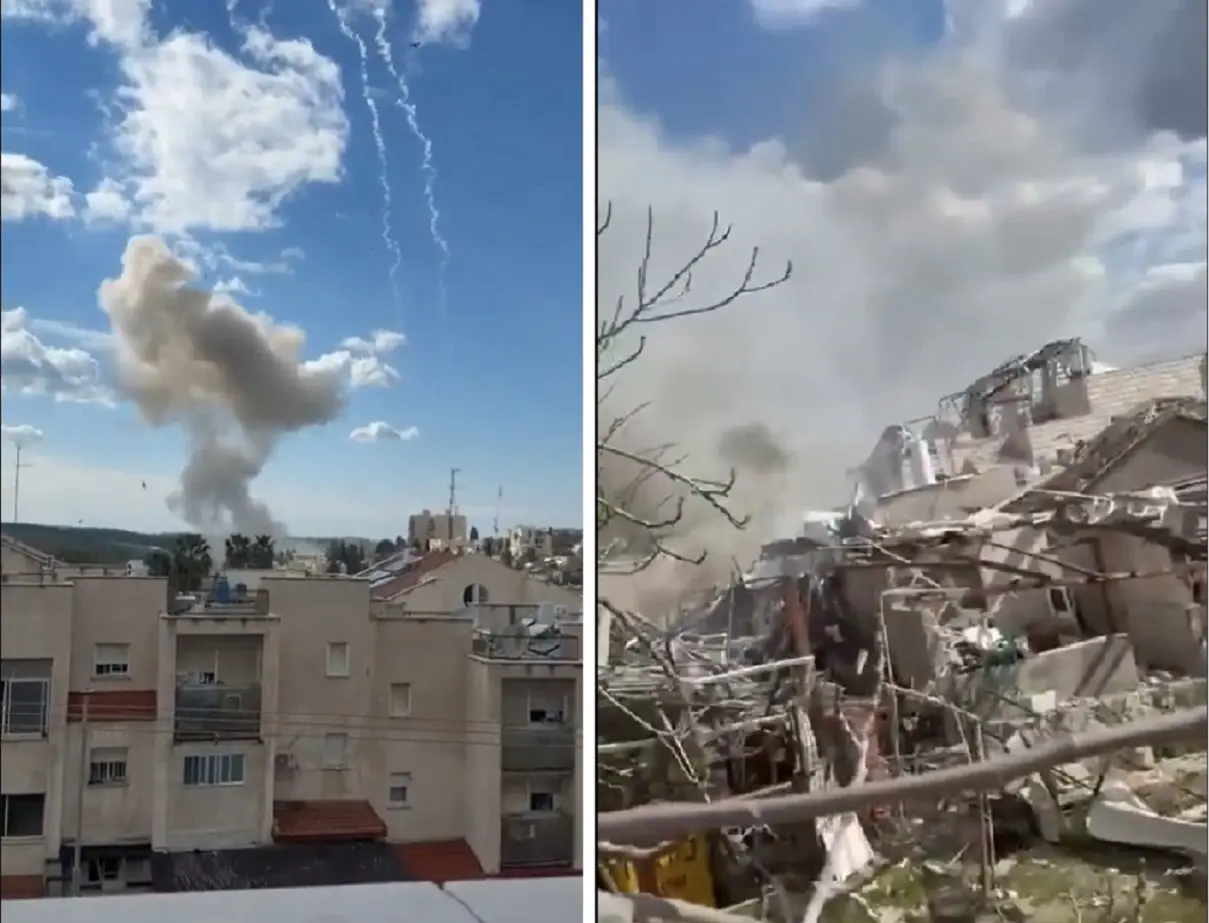 Iranian missile strikes Beit Shemesh in Israel; 6 civilians killed, many injured