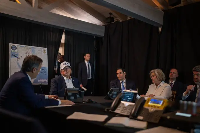 White House errs big time with images from Trump's Mar-a-Lago situation room during Operation Epic Fury