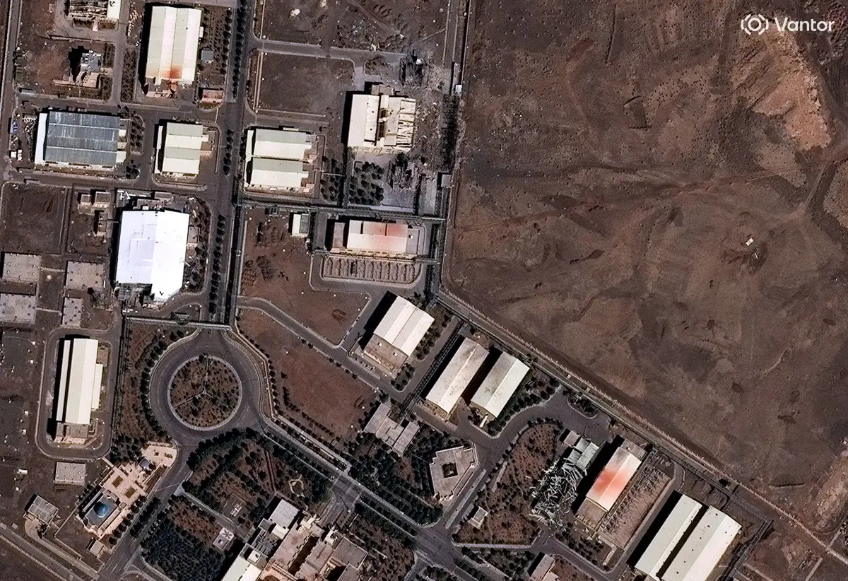 Satellite image shows damage at Natanz nuclear facility | Photos from Iran