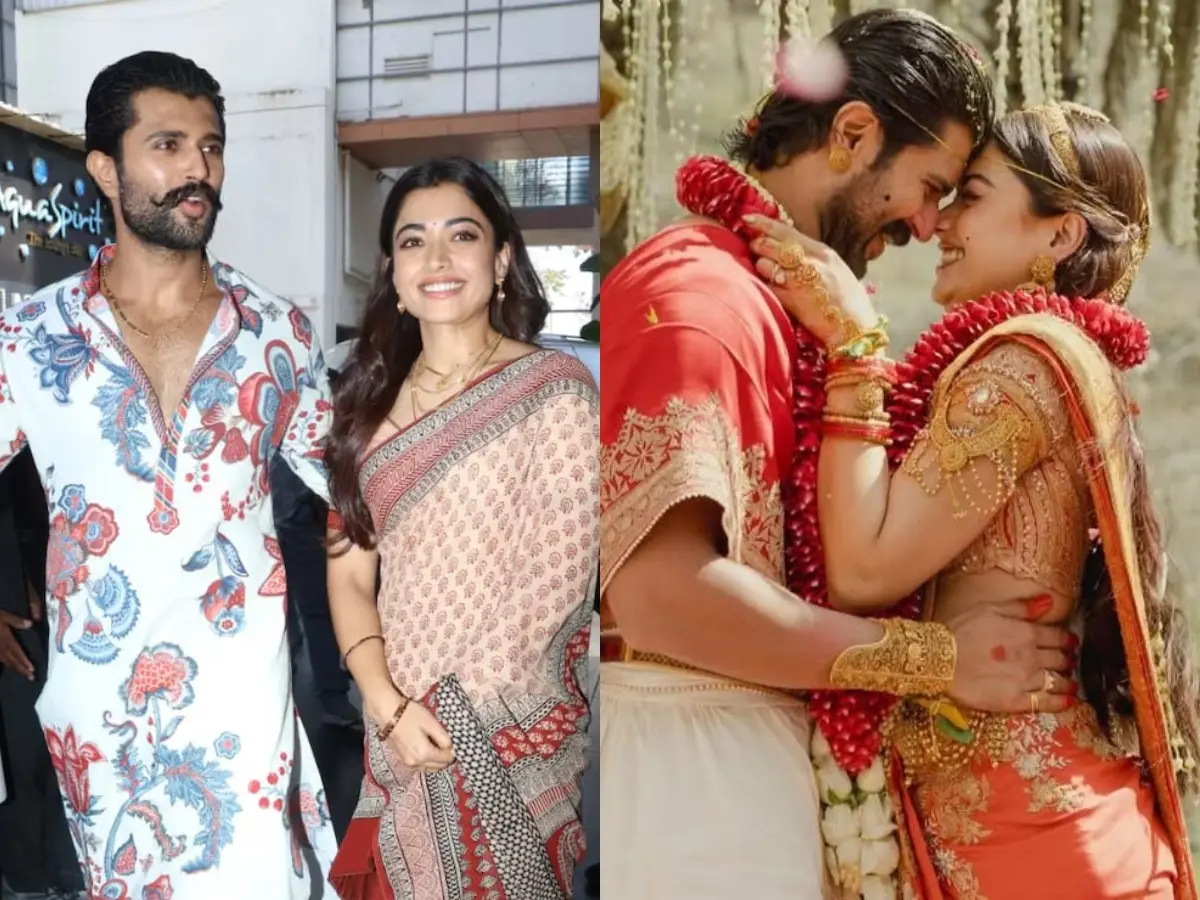 Rashmika Mandanna-Vijay Deverakonda attend post-wedding fan meet in Hyderabad | Watch