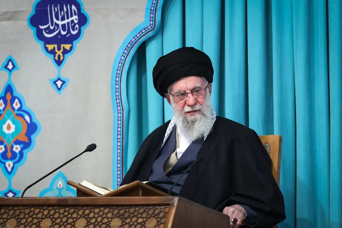 Which countries' officials will attend Khamenei's farewell ceremony?