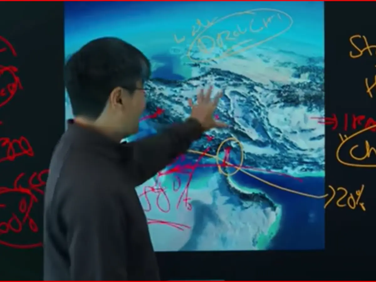 The Chinese professor analyses historical patterns to predict events