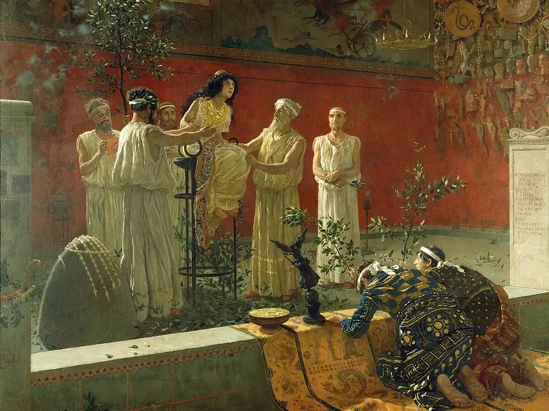 Oracle of Delphi told Alexander the Great his future. Turns out, the 'spaced-out' woman was lying to him