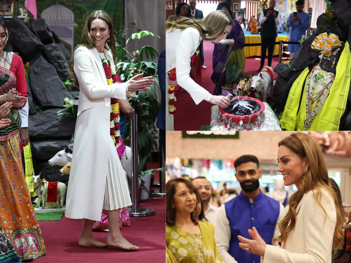 Kate Middleton celebrates Holi!