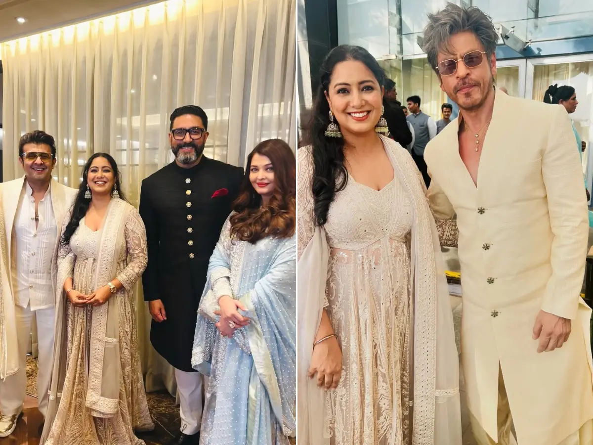 Arjun Tendulkar and Saaniya Chandhok's wedding: Singer Harshdeep Kaur shares beautiful glimpses with SRK and others Arjun Tendulkar and Saaniya Chandhok's wedding: Singer Harshdeep Kaur shares beautiful glimpses with SRK and others