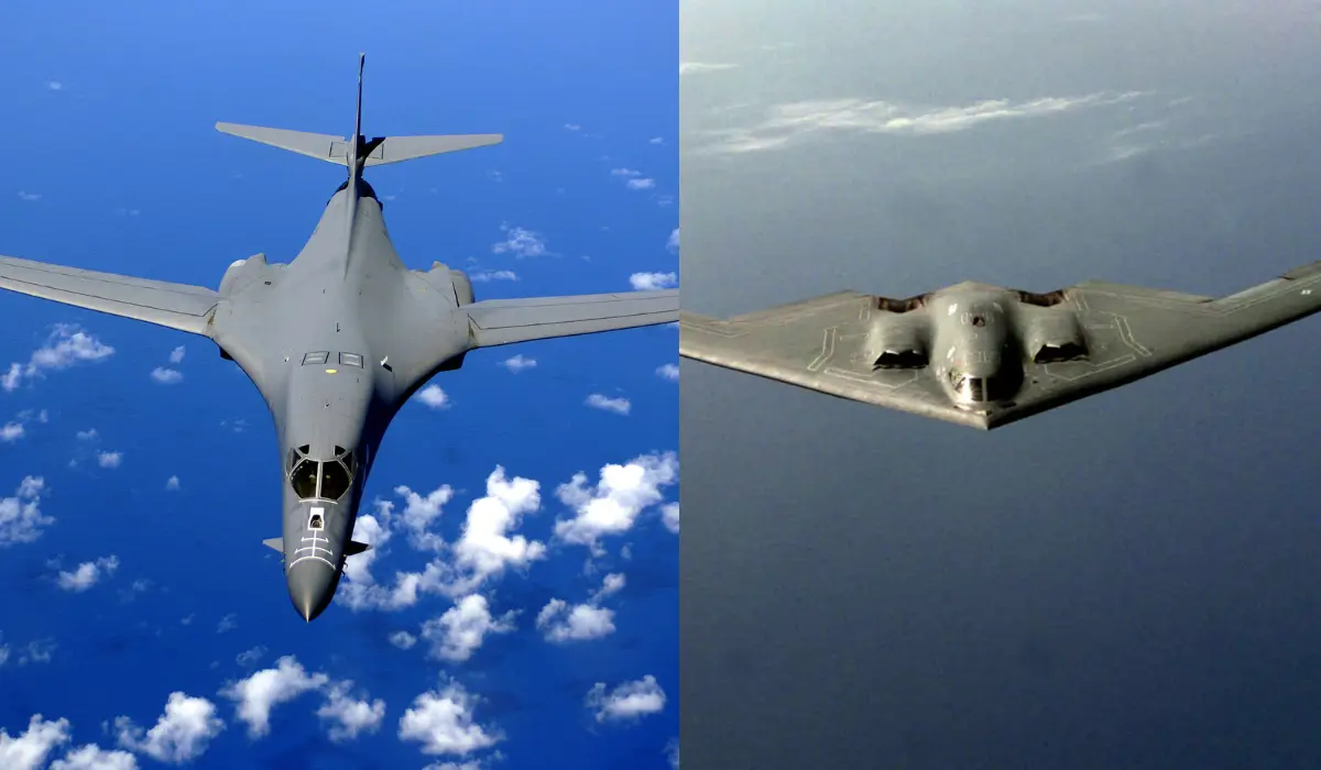The B-1 Lancer’s massive volume